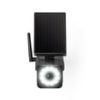 Hyper Tough Solar Motion Security Light 800 Lumens Black 120° Beam Angle with Simulated Surveillance Camera Outdoor LED Fixture