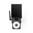 Hyper Tough Solar Motion Security Light 800 Lumens Black 120° Beam Angle with Simulated Surveillance Camera Outdoor LED Fixture