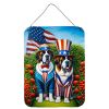 NEW All American Saint Bernard Wall or Door Hanging Prints Aluminum Metal Sign Kitchen Wall Bar Bathroom Plaque Home Decor Front Door Plaque, 12x16