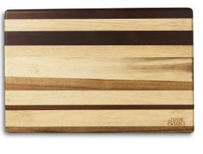 Thyme & Table 18x12 Multi-Wood Butcher Block with Non-Slip Silicone Feet