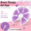 Breast Therapy Pack of 2 Cooling/Heating Reusable Breast Therapy Pads for Breastfeeding, Soothes Clogged Ducts, Improve Milk Flow