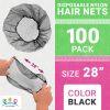 Black Disposable Hair Net