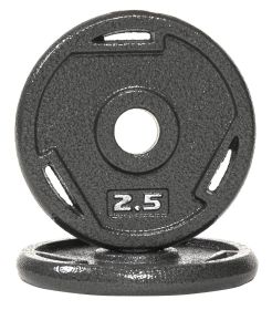 Only Supports Self Pickup  Cast Iron Flat Weight Plates For Strength Training And Weight Lifting, Olympic Or Standard, Multiple Sizes (Option: Two point five)