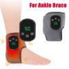 Electric Wrist Brace with Adjustable Hot Compress Vibration Massage Ankle Guard Band Carpal Tunnel Hand Foot Protection Tool