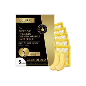 EELHOE Gold Firming Eye Mask Lightens Fine Lines, Dark Circles, Moisturizes And Moisturizes, And Firms The Skin Around The Eyes (Option: 3pcs)